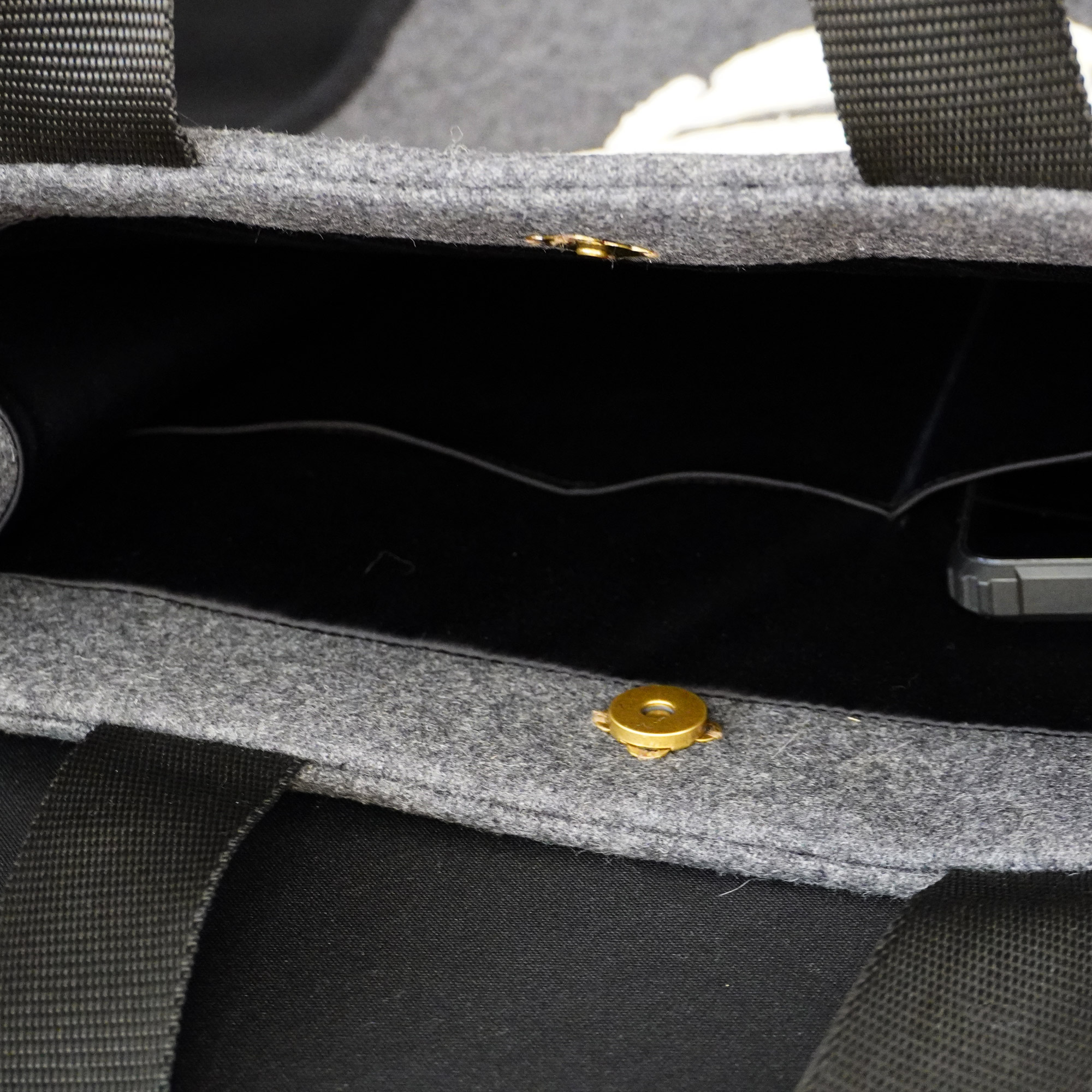 Skull Tote Bag inside view