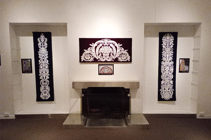 Exhibition The stone embroideries of Nova Kakhovka in textiles in Paris, France